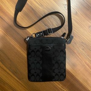 Coach Cross Body Bag Black